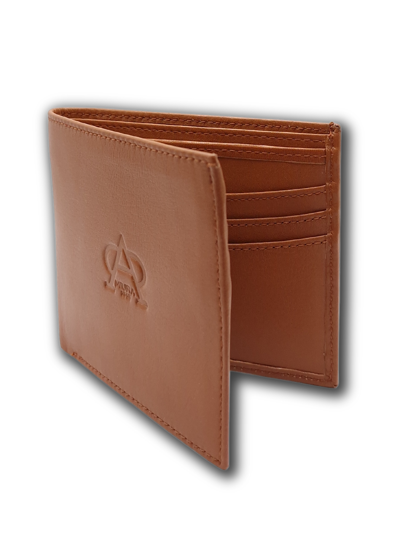 CARTERA CUERO NATURAL HOMBRE MODELO BARCELONA Ganaderia Miura