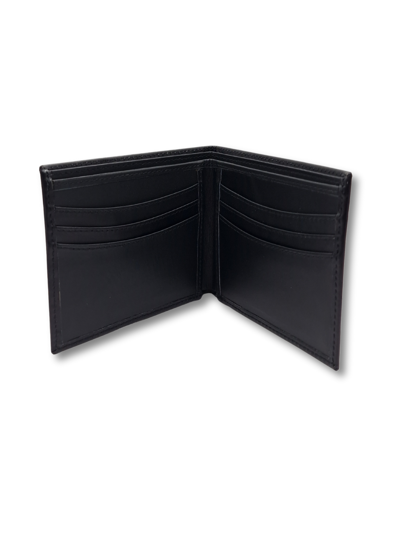 CARTERA CUERO NEGRO HOMBRE MODELO "BARCELONA"