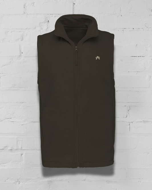 CHALECO POLAR HIERRO MIURA OLIVA HOMBRE