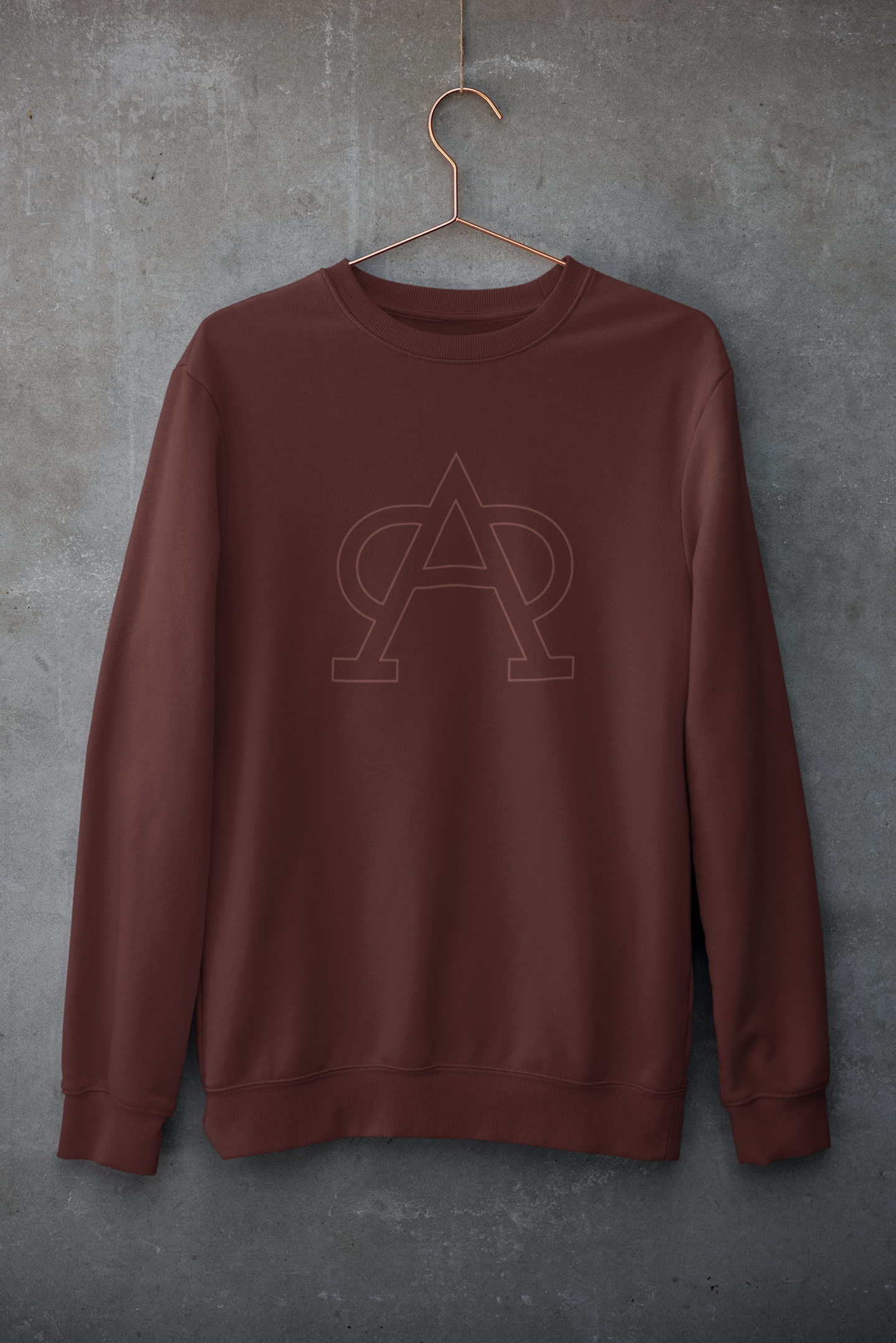 SUDADERA CLÁSICA "A DE MIURA" UNISEX