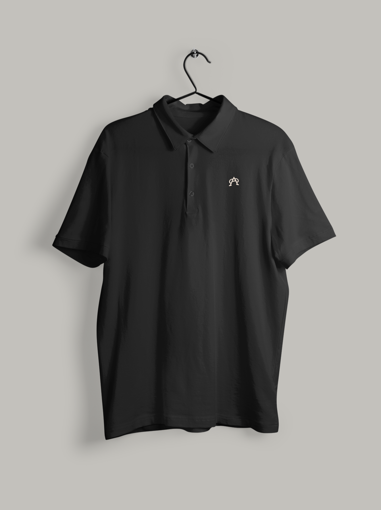 POLO "HIERRO MIURA" NEGRO