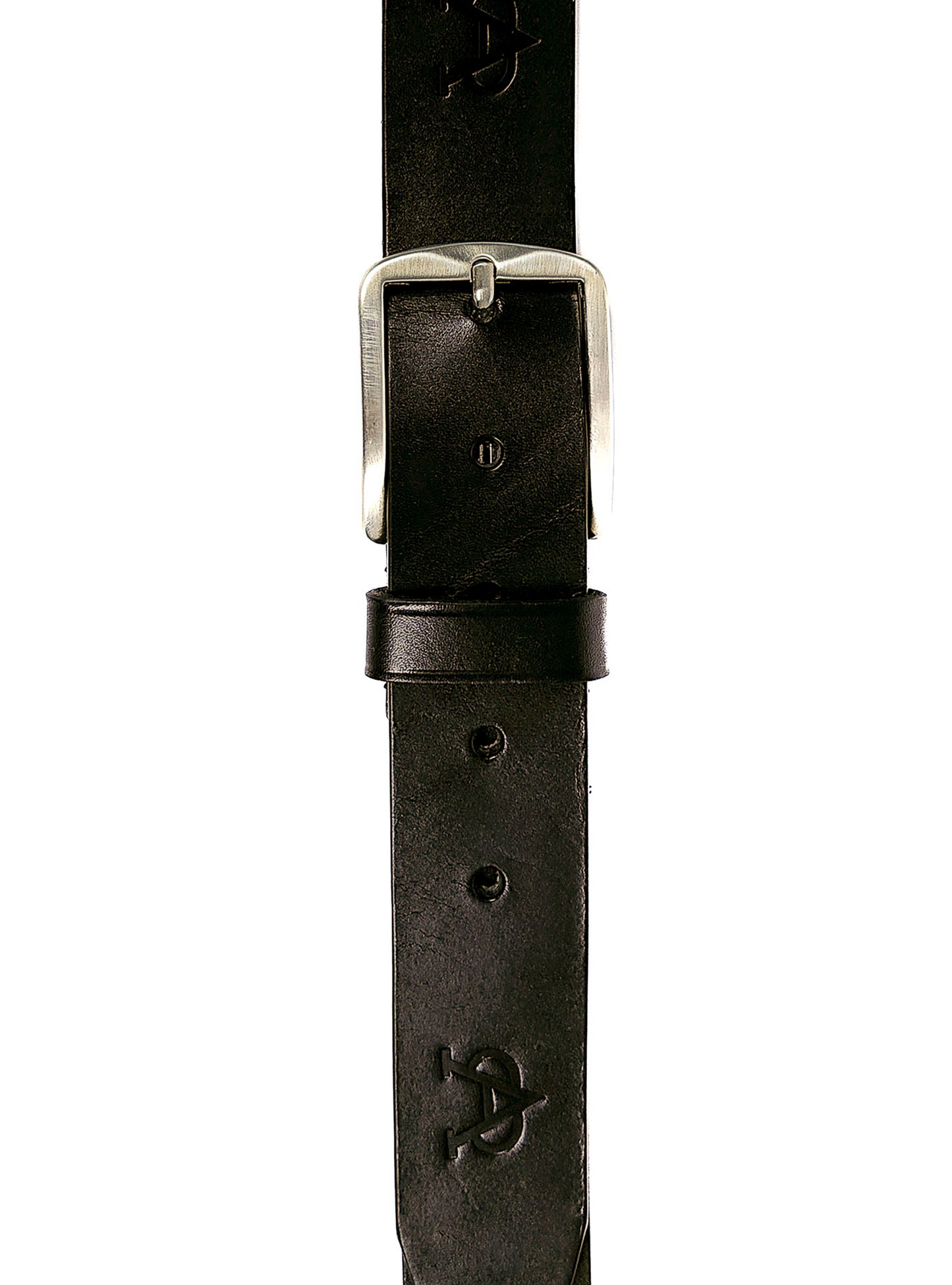 CINTURÓN CUERO MIURA NEGRO